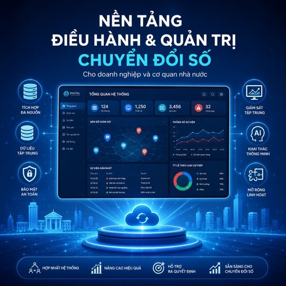 Nền tảng điều hành và quản trị chuyển đổi số cho doanh nghiệp và cơ quan nhà nước